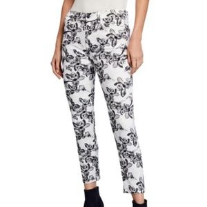 JEN 7 BY 7 FOR ALL MANKIND FLORAL PRINTED JEANS